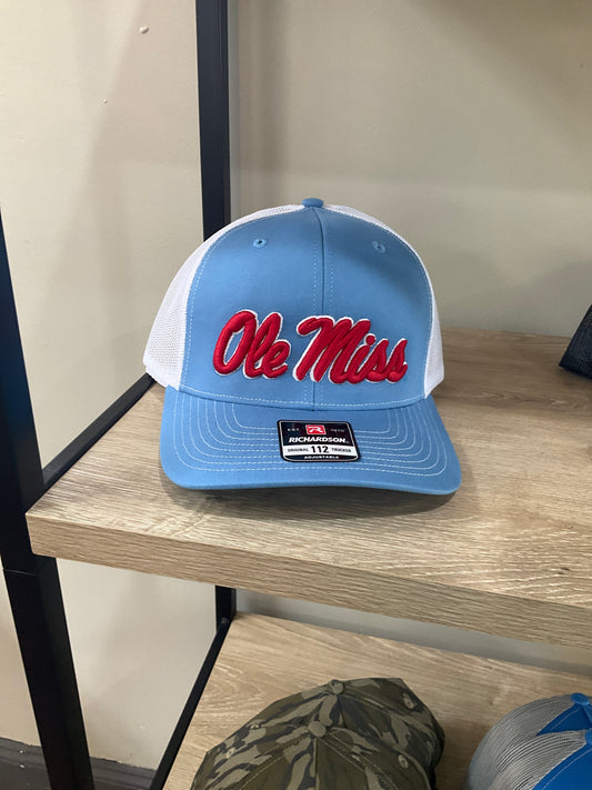 Script Ole Miss Puff Cap