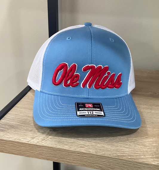 Script Ole Miss Puff Cap