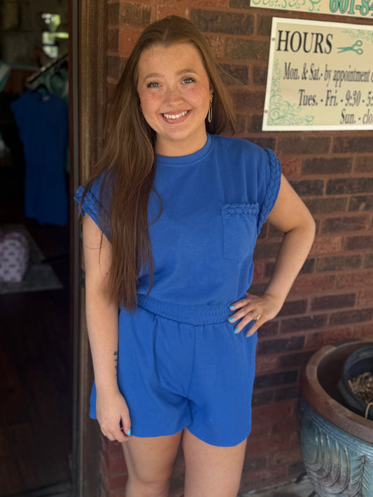 Braided Detail Romper