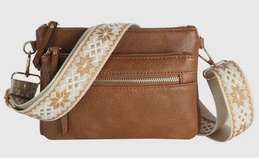 Z Melissa Muti Zip Pocket Crossbody with Guitar Strap