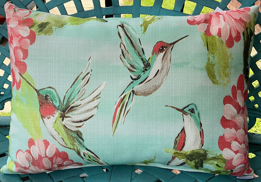 Hummingbirds Pillow