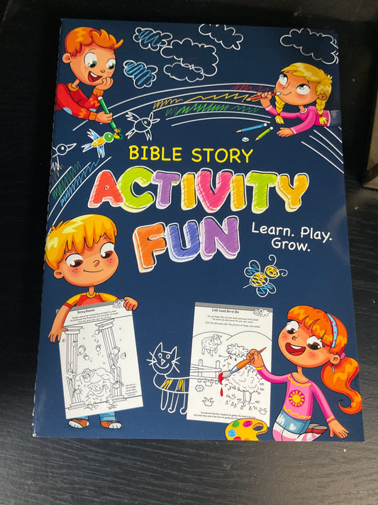 Kid Book Bible Story Activity Fun Softcover