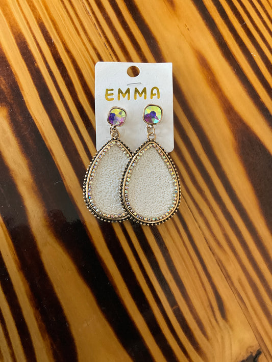 Glitter Drop Earrings