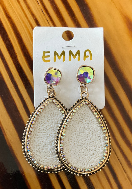 Glitter Drop Earrings