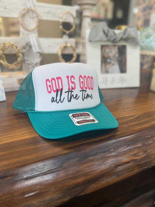 God Is Good Trucker Hat