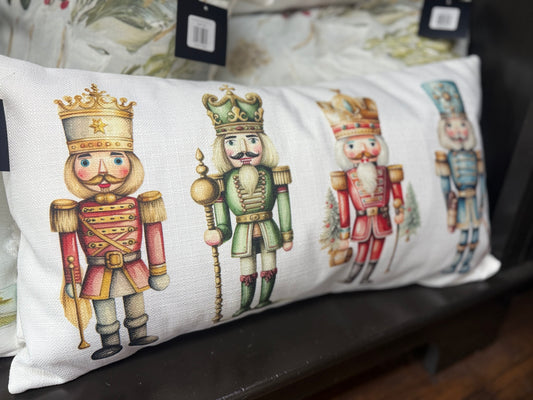 Four Nutcracker Lumbar Pillow
