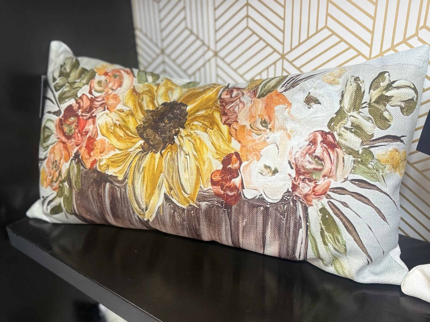 Sunflower Arrangement Pillow