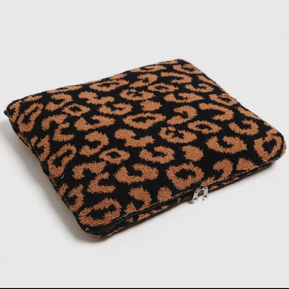 2 in 1 Reversible Leopard Blanket/Pillow