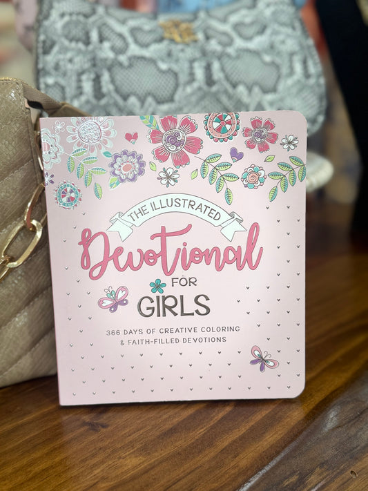 Kid Book Illustrated Devotional for Girls Softcover