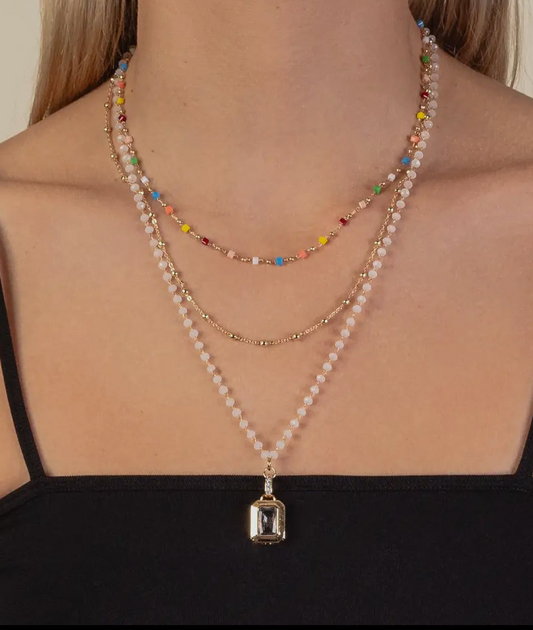Layered Pendant Necklace