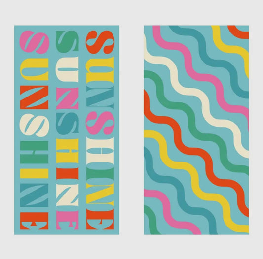 Sunshine Quick Dry Beach Towel