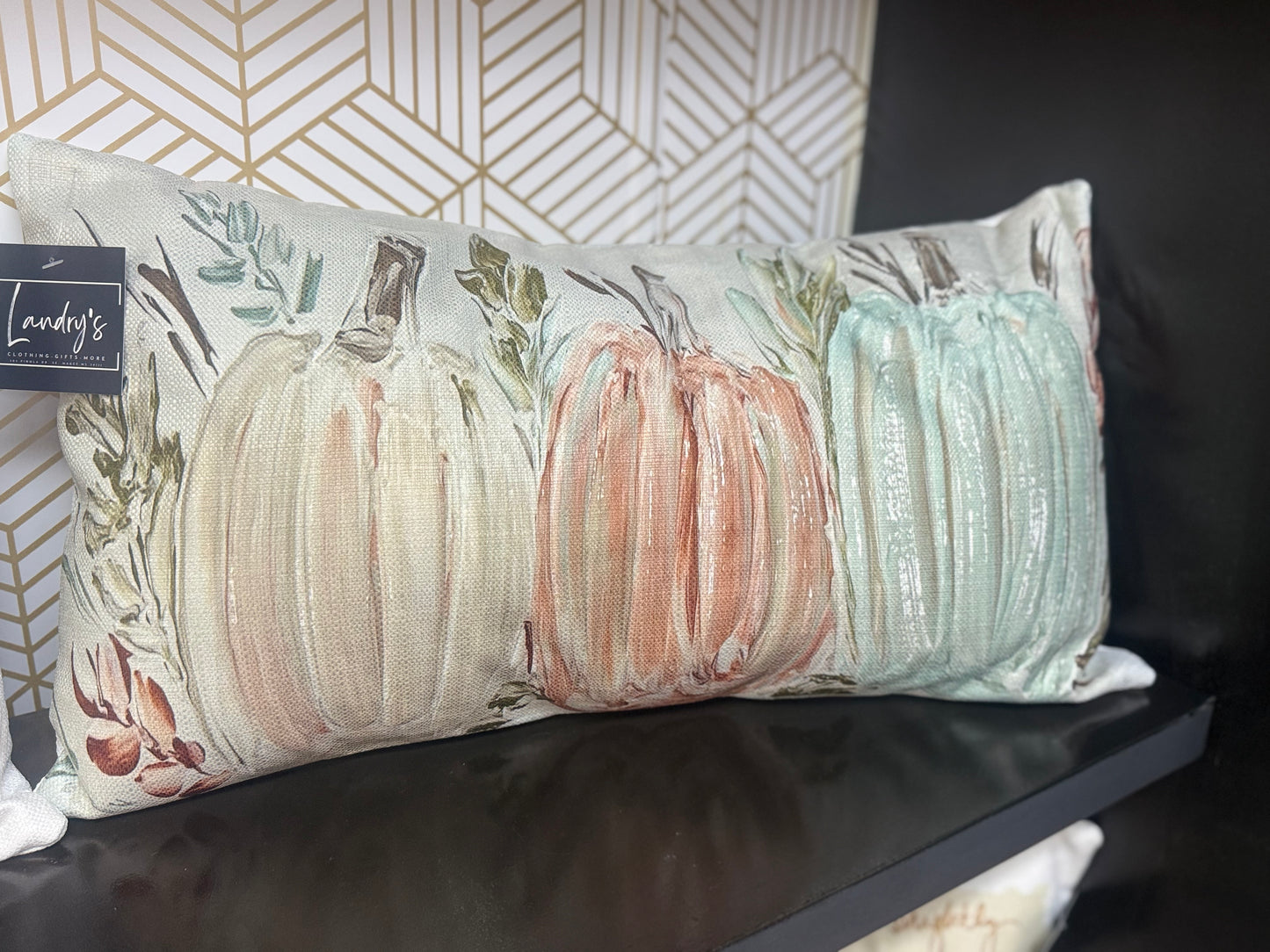 Pumpkin Trio Lumbar Pillow