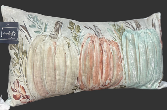Pumpkin Trio Lumbar Pillow