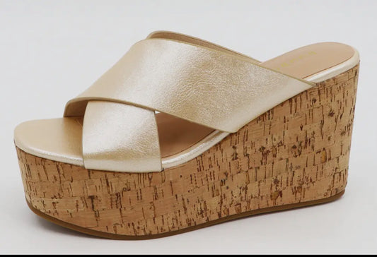 Women’s Wedge Platform Crisscross Sandal