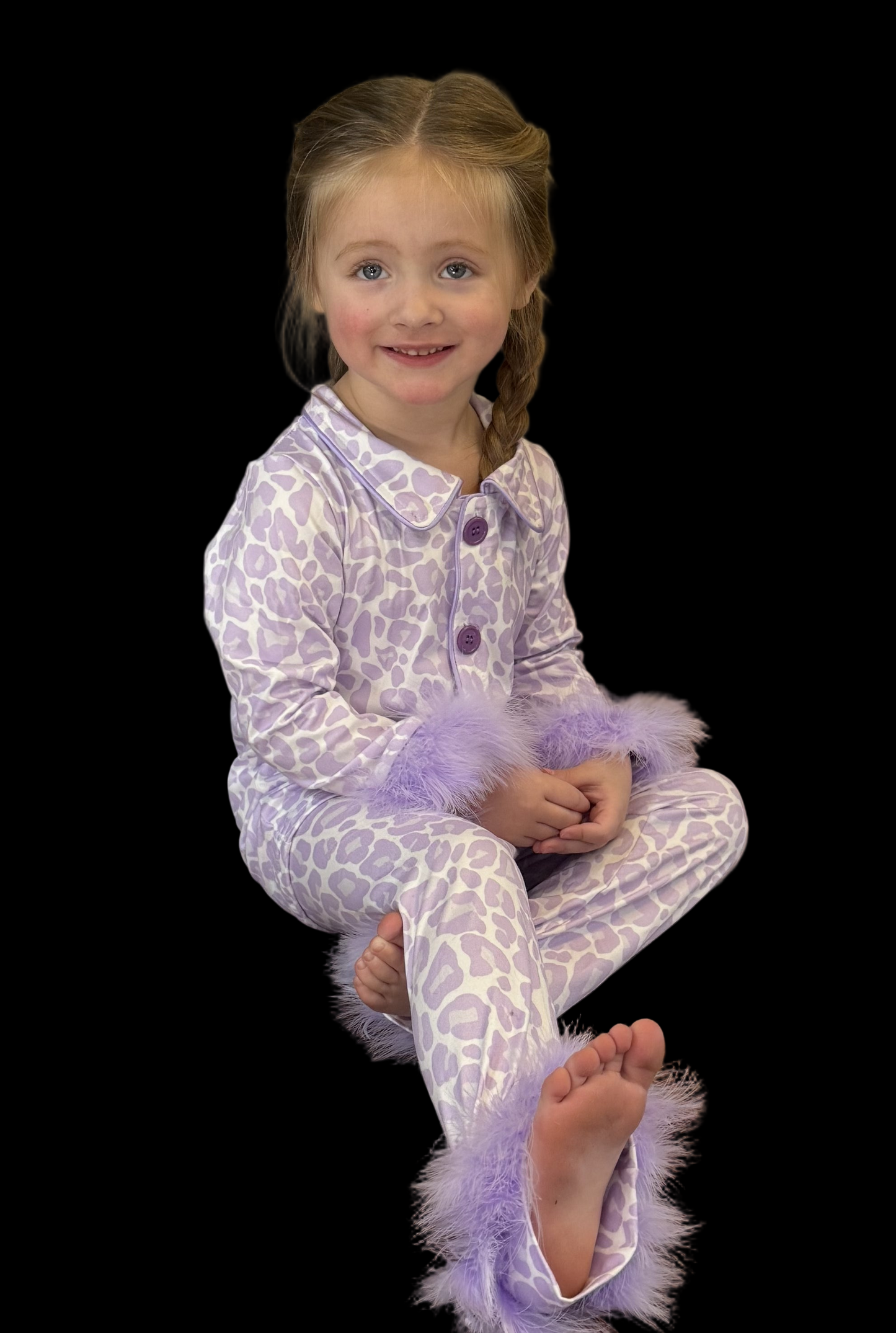 Girl’s Leopard PJ Set