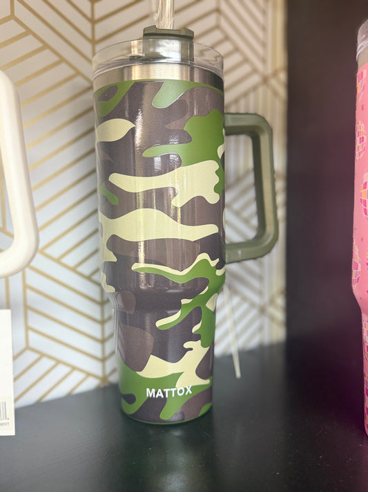 Camo Print Tumbler
