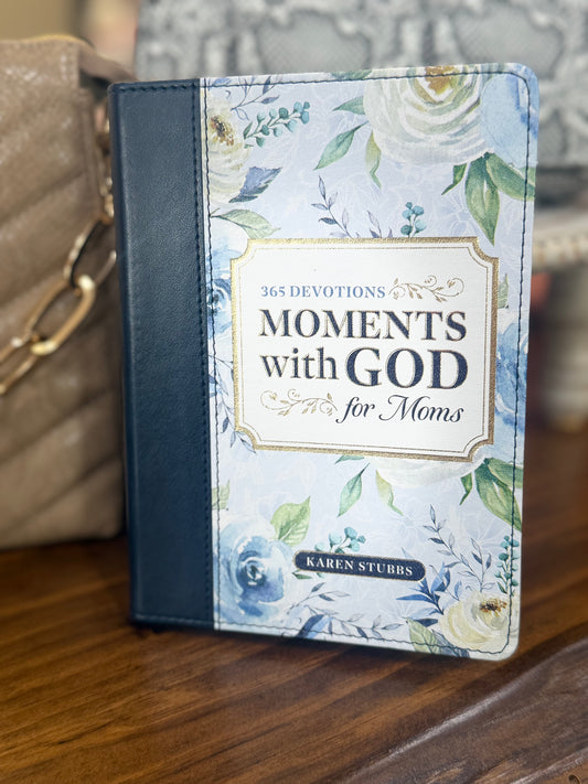 Devotional Moments with God for Mom’s Faux Leather