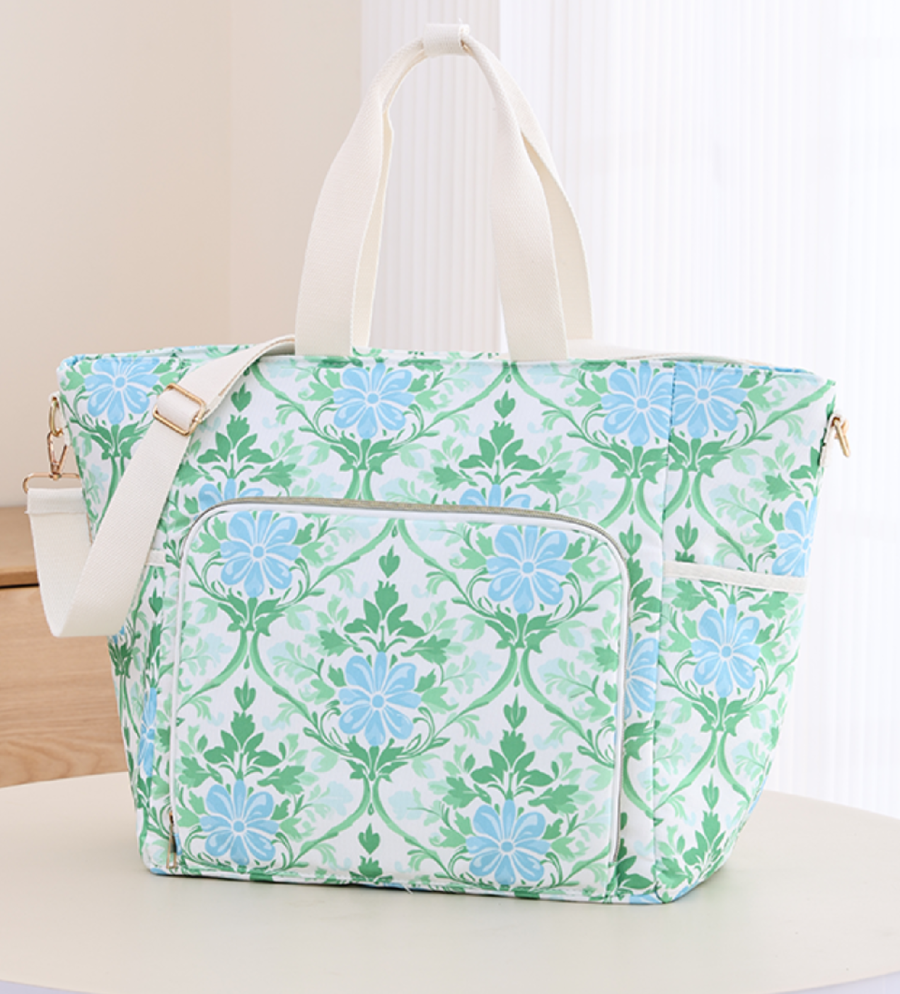 Canvas Floral Tote Bag Beach Tote Everyday Tote Carolina