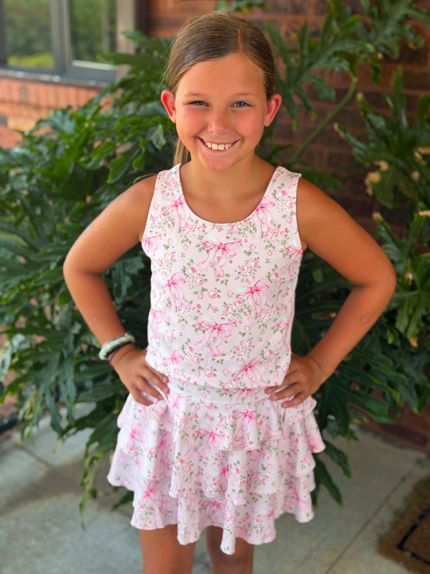 Wild Rose Girls Skort Set