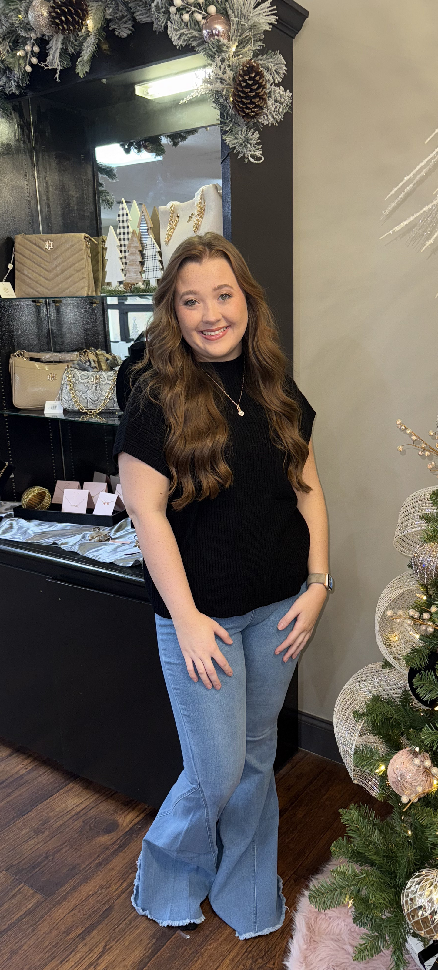 Women’s Black High neck Sweater