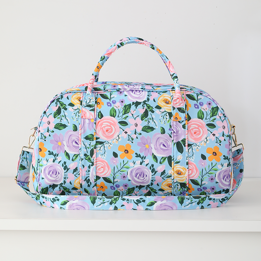 Floral Weekender Duffel Bag Carolina Spring