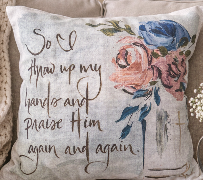 So I Throw Up My Hands.. Pillow