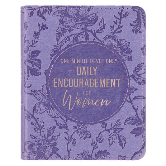 One-Minute Devos Daily Encouragement for Women FauxLeather