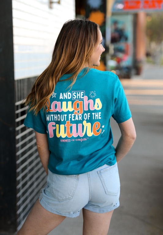 K&C She Laughs Without Fear - (Blue) SS