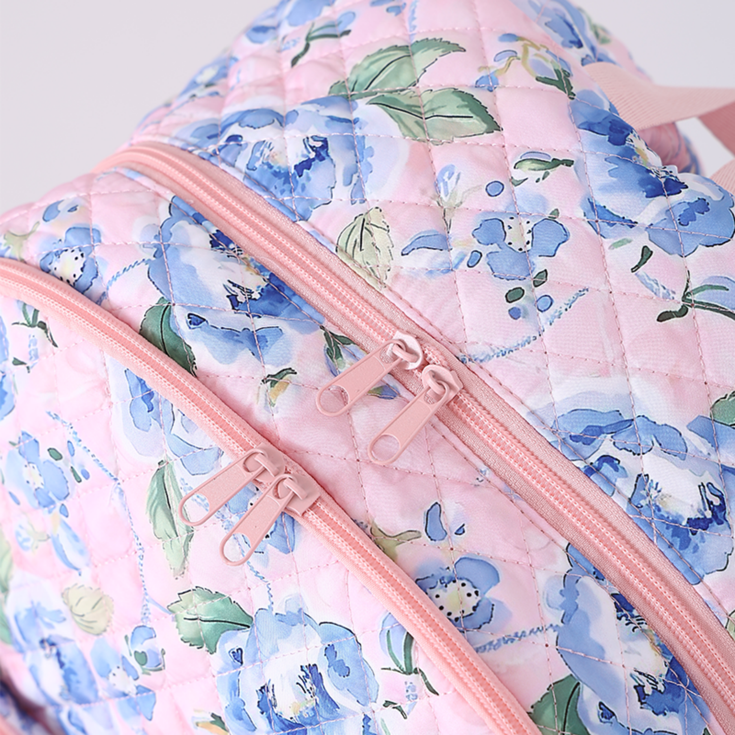 Quilted Full Size Backpack Bluebell Voyage
