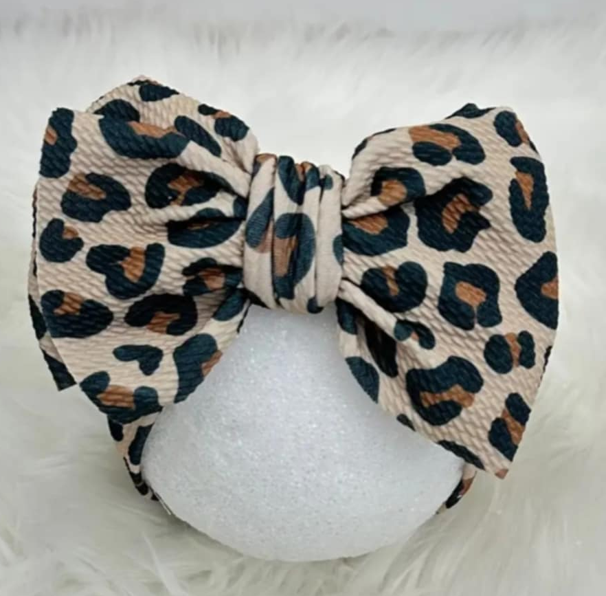 Cheetah waffle headband