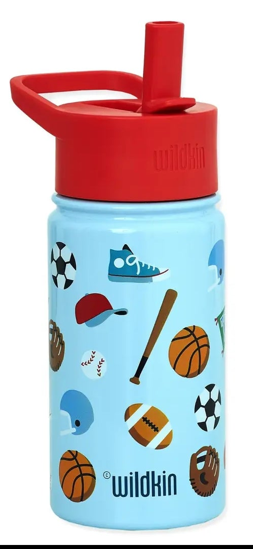 Game On-14 oz Stainless Steel Water Bottle