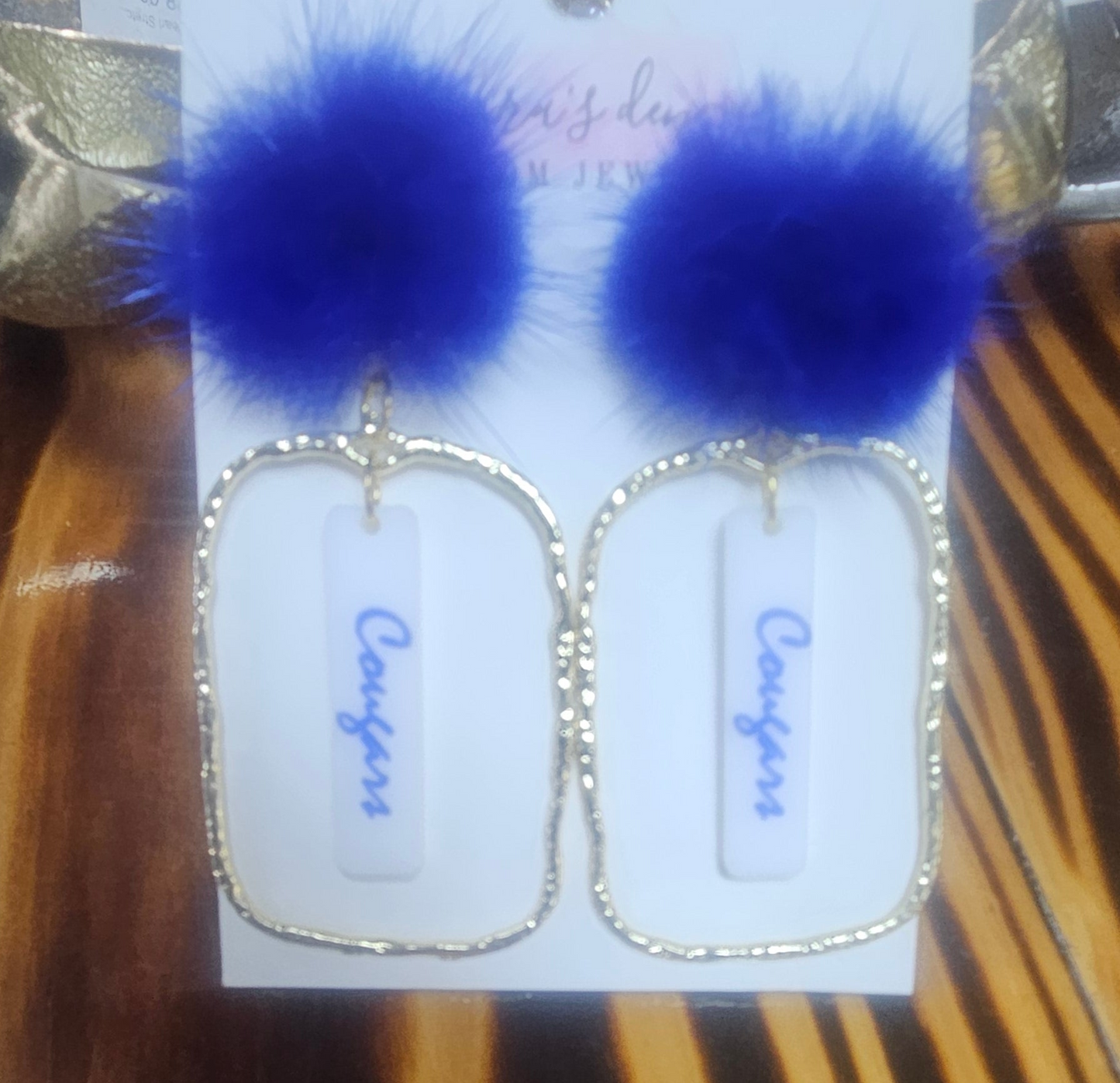 Cougars Earrings