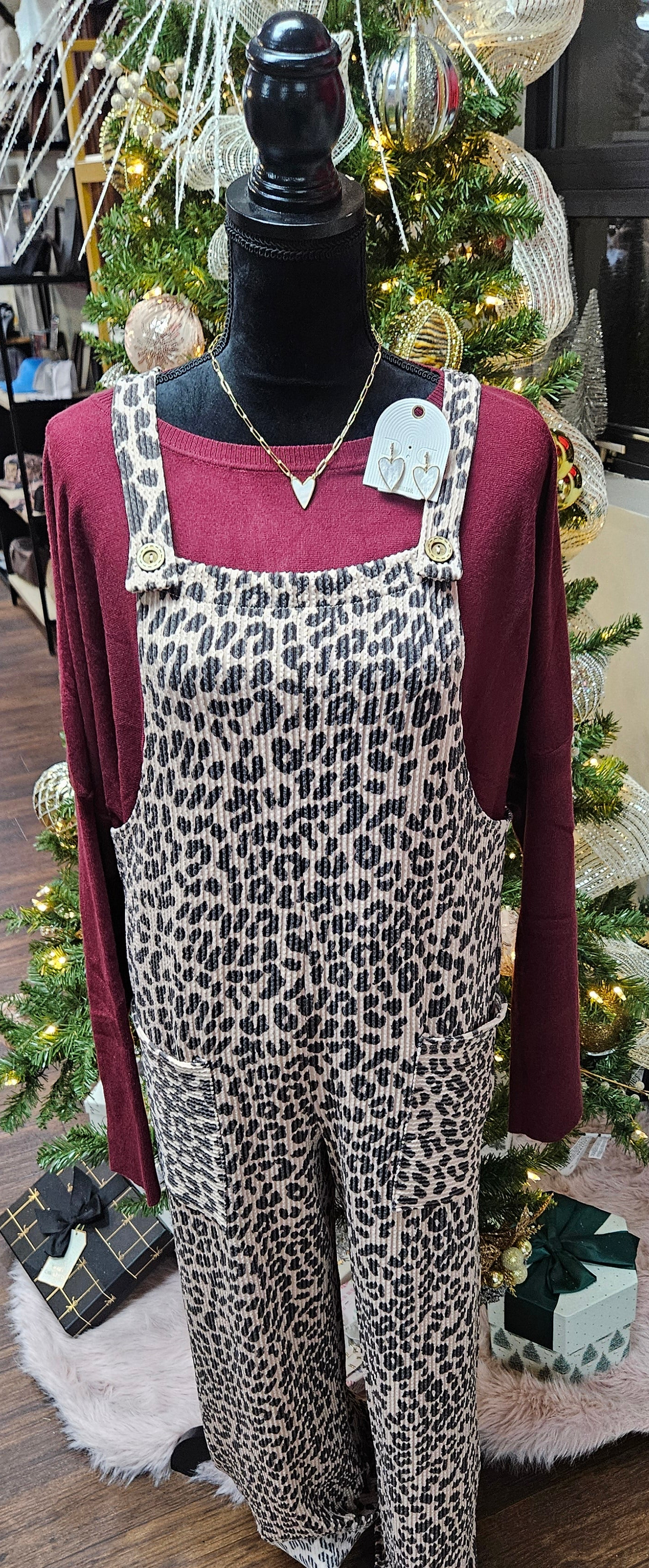 Leopard Urban Ribbed Jumpsuit