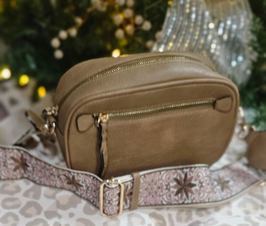 Boho Guitar Strap Women's Crossbody Bag