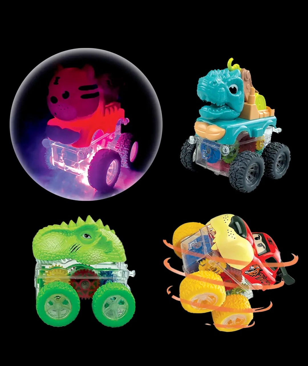 Friction Toy Car Light Up