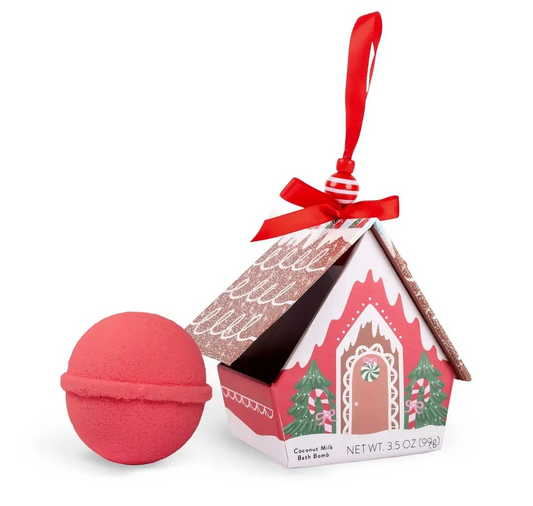 Bath Bomb Christmas Ornament House