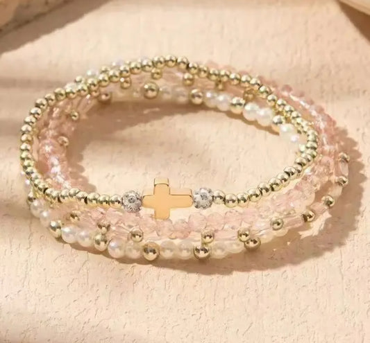 Stackable Cross Bracelets