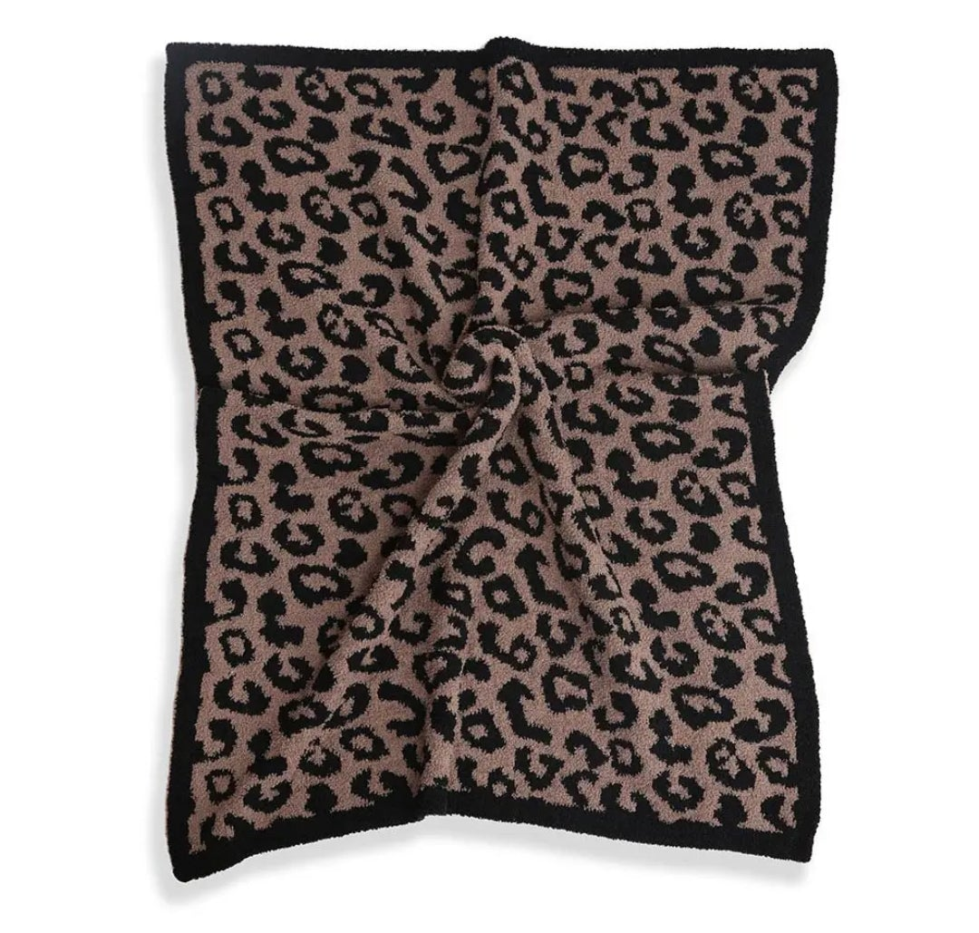 Leopard Reversible Kids Throw Blanket