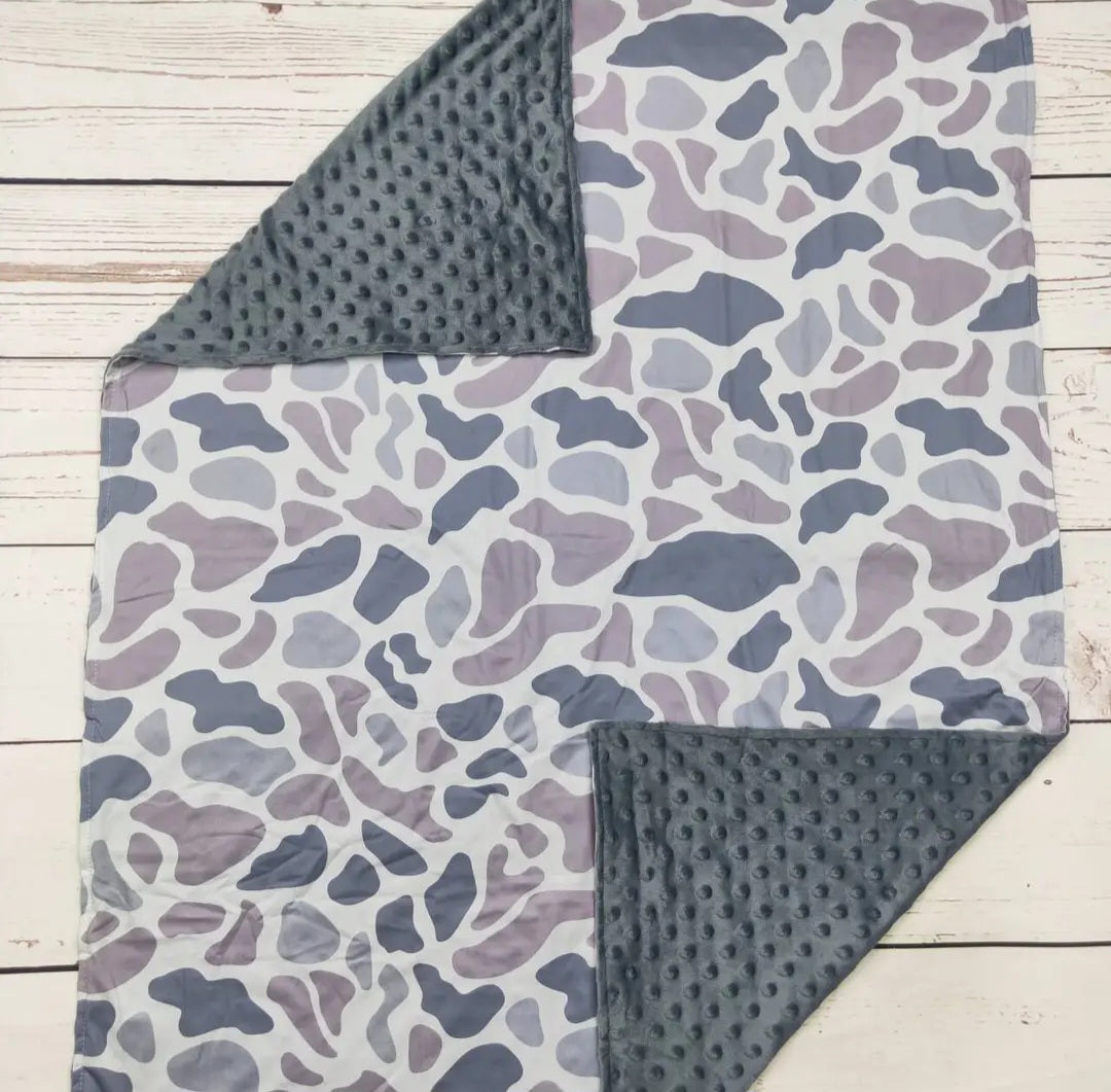 Baby Camo Print Blanket