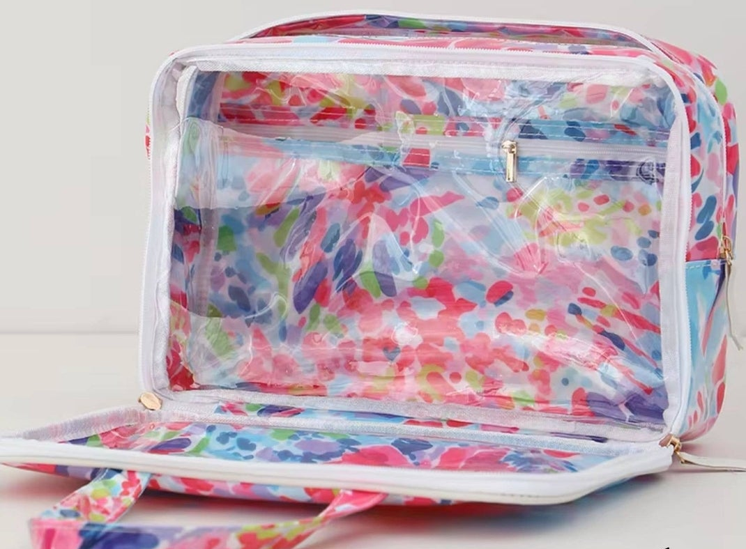 Waterproof Cosmetic Case PVC Make Up Bag