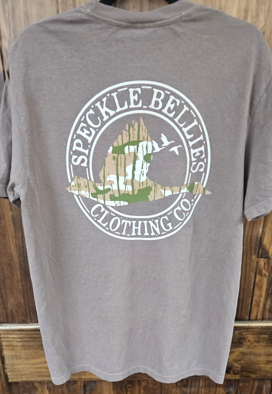 Down South Camo Circle Logo tshirt