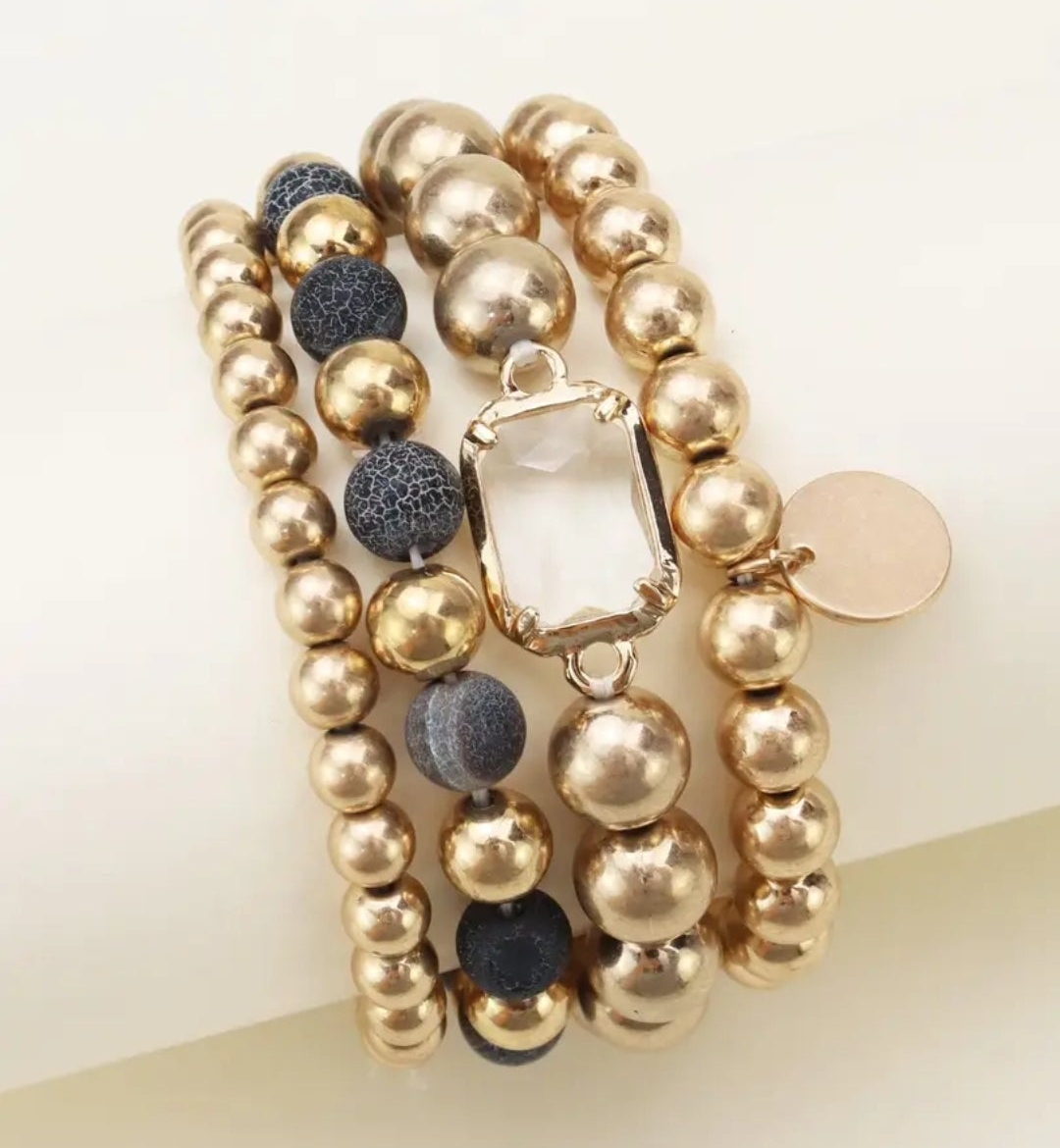 4 Piece CCB Semi Precious