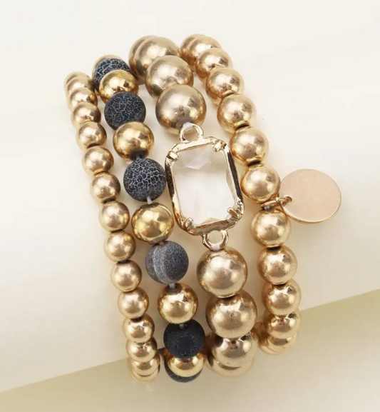 4 Piece CCB Semi Precious