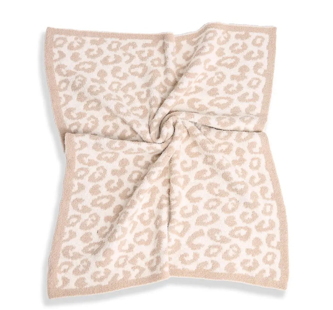 Leopard Reversible Kids Throw Blanket